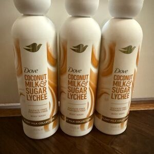 Dove plant base milk body wash